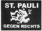 St. Pauli Fahne Gegen Rechts
