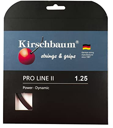 Kirschbaum Saitenset Pro Line No II, Schwarz, 12 m, 0105000215500010