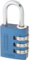 ABUS Zahlenschloss 145/30 Blau - Kofferschloss, Spindschloss u. v. m. - Aluminium-Vorhängeschloss - individuell einstellbarer Zahlencode - ABUS-Sicherheitslevel 3