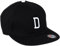 MSTRDS Jungen Letter Snapback D Kids Kappe, D Schwarz, Youth