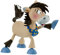 Bullyland 43475 - Spielfigur, Diddl Forever, Pferd, ca. 7 cm