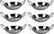 SET OF 6 BALTI DISHES 15cm/6 - TRADE QUALITY & VALUE!