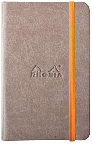 Rhodia 118624C Rhodiarama Book (A6 Notizbuch mit Gummizug, blanko, 96 Blatt) 1 Stück maulwurf