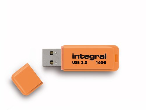 Integral - Clé 16 Go USB 3.0 - Neon - Orange