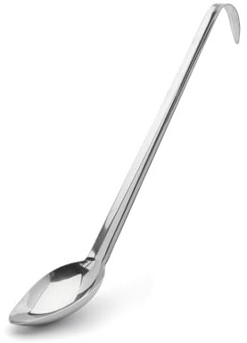DE BUYER -3982.10 -cuillere a arroser droite inox monobloc, Argent