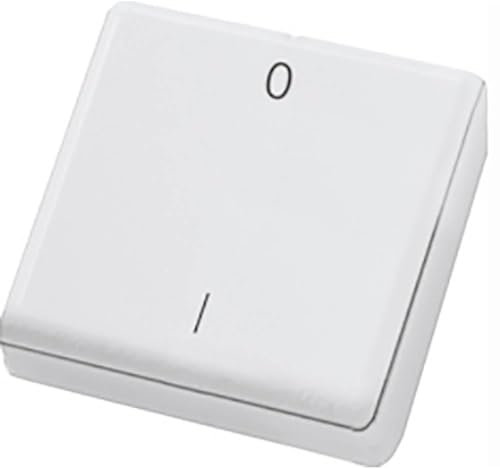 Eltako ELTA Funk-Minihandsender Schlüsselring Funksensor Mini-Handsender, 1 Stück, reinweiß, FMH2S-RW