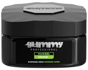 Gummy Keratin Haargel 220ml – Professionelles Styling-Gel für starken Halt & Glanz – alkoholfrei mit Keratin & Provitamin B5 – für Männer & Frauen