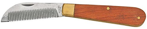 Busse Verziehmesser, klappbar, mit Holzgriff, STANDARD, Metall, Metall