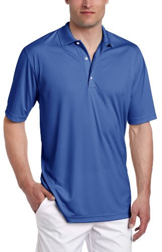 Greg Norman Collection ML75 Herren Polo, strukturiert, einfarbig, Hurricane, Größe S