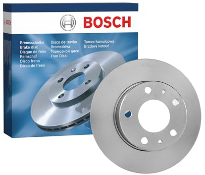 Bosch BD989 Brake Disc - 276 mm Solid Discs - Rear Axle - ECE-R90 Certified - Reliable Braking, Stable Performance, Corrosion Protection - 1 Single Disc