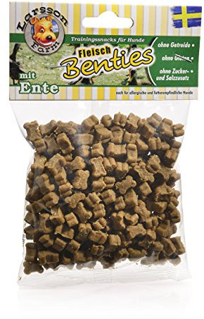 Larsson | Fleisch-BENTIES Kauartikel - Fleisch-Ente Hunde Snack Leckerlie 150gr