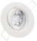 trendlights24 Decora Decken Einbaustrahler 8er Set - LED 7W dimmbar 38° GU10 230V Warmweiß - Weiß - Einbauleuchte schwenkbar