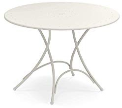 Pigalle runde Tisch klappbar Ø cm. 105 code 904 matt weiss fabre cod. 23