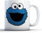 Finger prints - Decorative Writing Got Cookie Om Nom Nom Cookie Monster - Printed Mug, Ceramic, 11fl.oz.