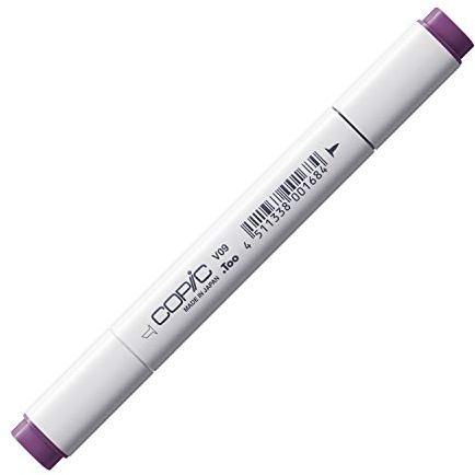 Copic Classic Coloured Marker Pen V-09 Violet, Art & Crafts, Colouring, Graphics, Highlighter, Design, Anime, Professional & Beginners, Art Supplies & Colouring Books