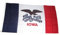 Fahne / Flagge USA Iowa NEU 90 x 150 cm Flaggen