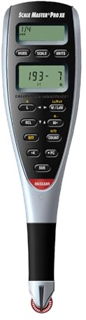 Calculated Industries Scale Master Pro XE Advanced Digital Plan Measure for Takeoffs on Printed Blueprints | 91 Metric/US Imperial Scales | 10 Custom Scales for Out of Scale Plans,Without kit