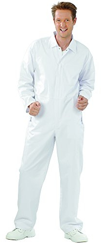 Planam 5350056 Food Herren Overall, Reinweiß, Größe 56