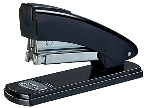 PETRUS 44784 Heftgerät für Büro, klassisch, Modell 2001, Schwarz