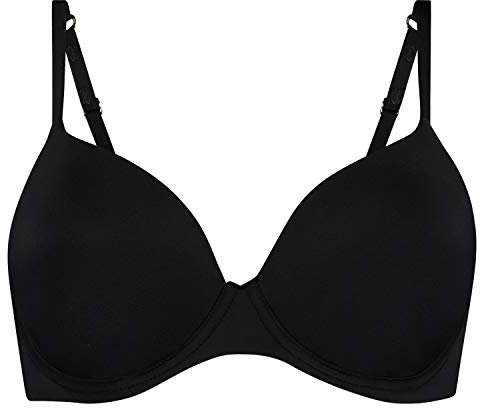 Hunkemöller Damen Vorgeformter Bügel-BH Super soft E70, Black