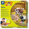 Staedtler 8034 01 LY Fimo kids form&play Set Farm (superweiche, ofenhärtende Knete, kinderleichte Anleitung, wiederverschließbare Box, Set mit 4 Fimo Blöcken, 1 Modellierstab und 1 Spielkulisse)