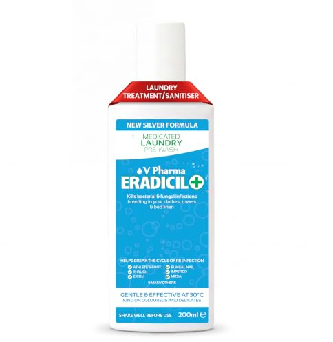 Eradicil Antifungal Laundry Sanitiser/Treatment 200ml, Effective from 30C