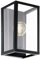 EGLO Wandlampe Charterhouse, 1 flammige Vintage Wandleuchte, Material: Stahl, Farbe: Schwarz, Glas: klar, Fassung: E27