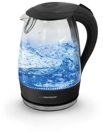 Elektrischer Wasserkocher Salto Angel 1,7L Glas Mit Led-Licht