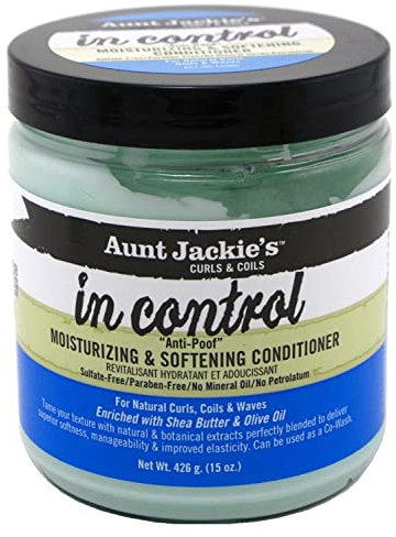 Aunt Jackie's in Control Anti-Poof Moisturizing & Softening Conditioner, 450 ml, 2 Stück