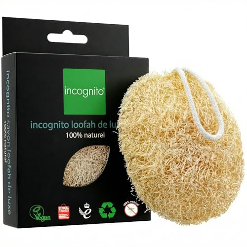 Incognito Less Mosquito Luxury Loofah and Soap | Natural loofah soap with olive, coconut and Java citronella oils; cleanses and exfoliates skin, helping deter biting insects.