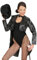 W WIDMANN MILANO Party Fashion - Kostüm Frack aus Satin, Showgirl, Zirkusdirektorin, Faschingskostüm