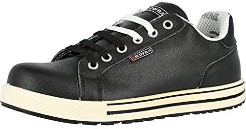 Cofra 35070-003.W47 THROW S3 SRC Sicherheitsschuhe, Schwarz/Weiss, Größe 47