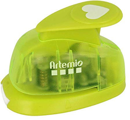 Artemio Motivlocher, kleines Herz, 1,6 cm, Grün