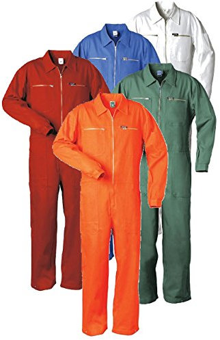 Arbeitsoverall Kombi Overall Arbeitskombi Blaumann Schutzanzug Rallyoverall ROT Gr. 64