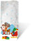 Ursus 5770000 - Geschenk Bodenbeutel, Weihnachtsmann, 10 Stück, aus lebensmittelechter Folie, ca. 11,5 x 19 cm, transparent, bedruckt, ideal für kleine Überraschungen