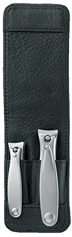 Niegeloh - Imantado S - 2-tlg. Maniküre-Set in hochwertigem Leder-Etui