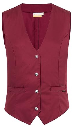 Karlowsky Damenweste Lena Druckknöpfe 65% Polyester/35% Baumwolle