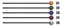 Mike Balter 22BB Pro Vibe Series Birke, medium hard grün VIBRAPHONE Mallets mit Schwarz Griffe