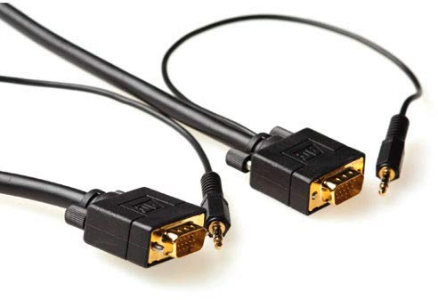 ACT VGA + Audio HIGH Performance Kabel STECKER/STECKER 10.00M