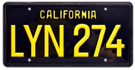 Gone in 60 Seconds | LYN 274 | Metallkennzeichen