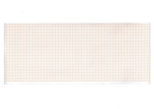 Gima 33033 Rolle Thermopapier Ecg, Gitter Orange, 107 mm x 25 m