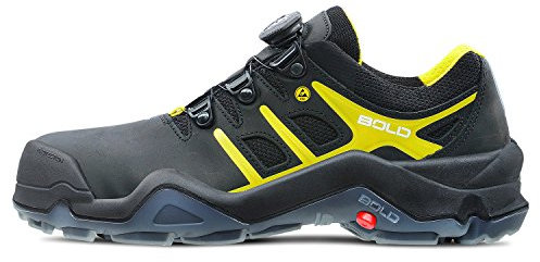 HKS Targa 8 BTP S3 SRC ESD Boa Sicherheitsschuhe Schwarz/Gelb 43 Schwarz/Gelb