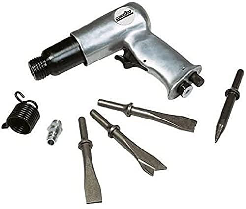 Mecafer 150173 MB10/40 Marteau à buriner + 4 burins hexagonaux
