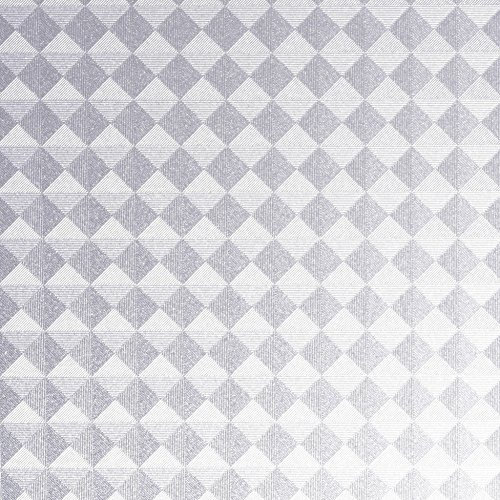 Film per finestre statico Vitrostatic Quadri piccoli, Film per finestre, film privacy, PVC, senza ftalati, trasparente, 45 cm x 1,5 m, spessore 0,2 mm, Venilia 53245