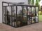 Vitavia Anlehngewächshaus Helena aus Alu/Glas anthrazit Helena 11900