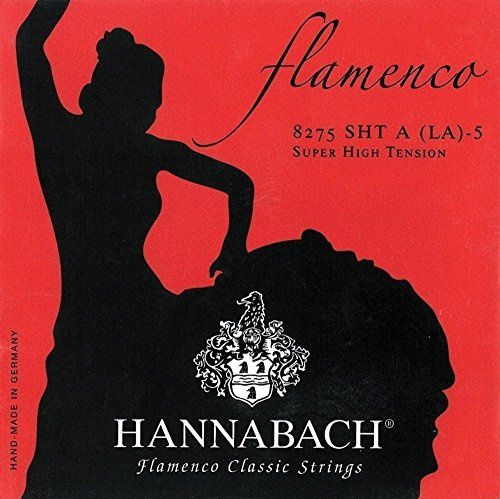 Hannabach classical guitar strings Flamenco Series 827 Super High Tension D4w Made in Germany - 8274SHT