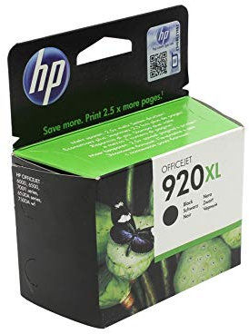 HP Officejet 6500 Wireless All-in-One Drucker, E709q, HP CD975AE (920XL), Hohe Kapazität, Original-Druckerpatrone, Schwarz
