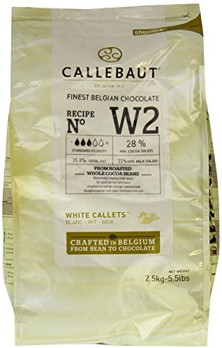 Callebaut - Callets au chocolat blanc couverture glaçure - 2,5kg