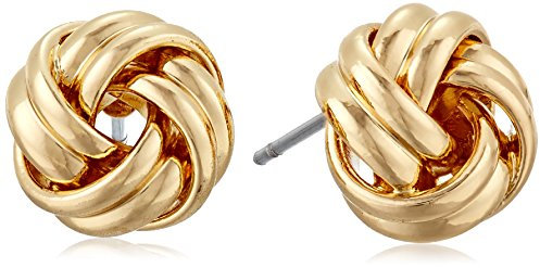 Anne Klein Gold Ton Knoten Ohrstecker