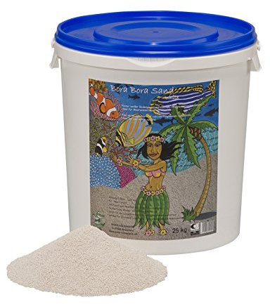 Preis 268 Bora Sand Bodengrund für Meerwasseraquarien, 25 kg, fein, weiß